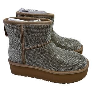 Madden Girl Ease-R Mini Cozy Platform booties sand multi - 6